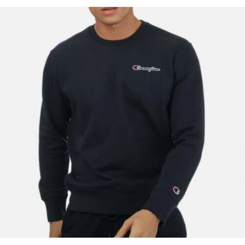 Champion (2XL) Men's Champion Crew Neck Sweatshirt Navy Overhead