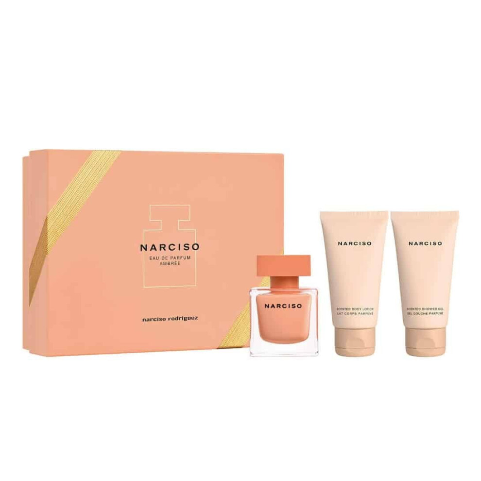 Narciso Rodriguez Narciso Ambree Set: EDP Spray 50ml, B/Lotion 50ml & S/Gel 50ml