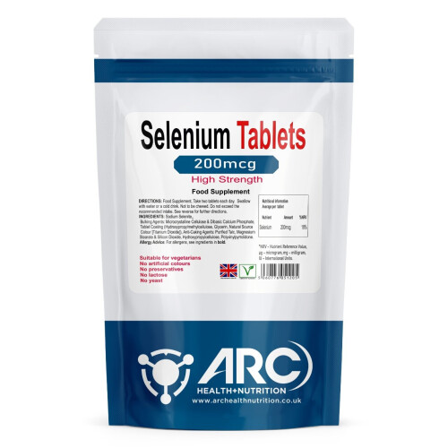 Selenium 200mcg Mineral Supplement 360 Tablets