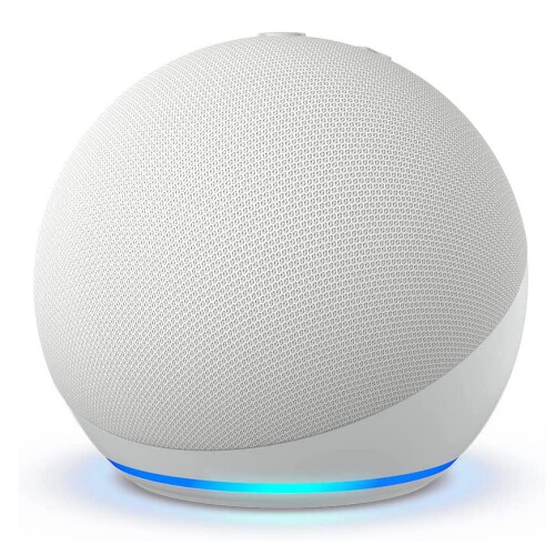 Amazon Enceinte intelligente Amazon Echo Dot 5ème génération avec Alexa Blanc glacier