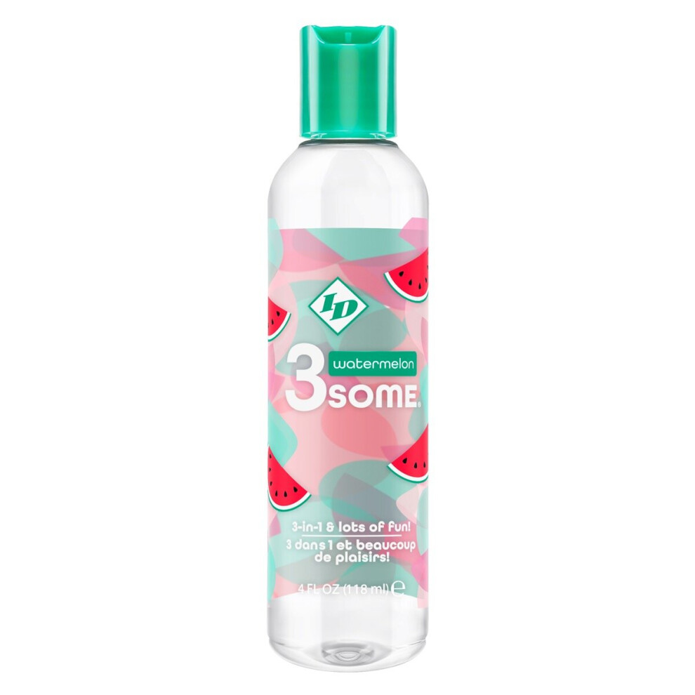 Id Lubricant Id 3Some 4 Fl Oz Watermelon Bottle