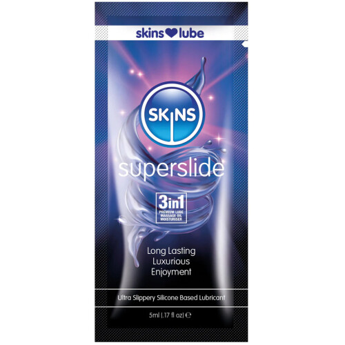 Skins Skins Super Slide Silicone Based Lubricant - 5ml Foil