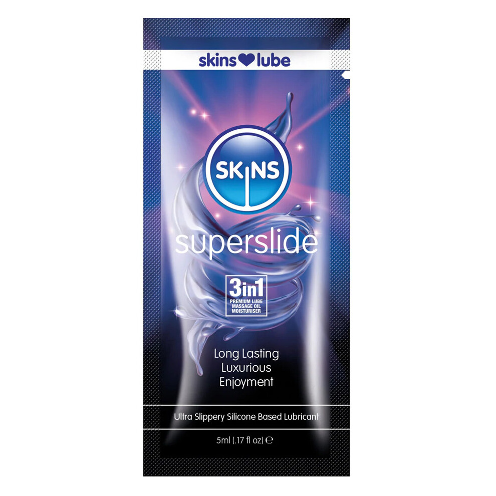 Skins Super Slide Silicone Based Lubricant - 5ml Foil