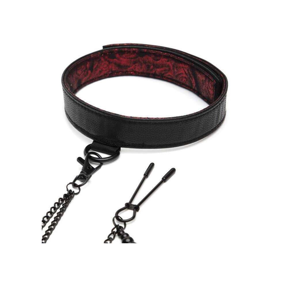 Fifty Shades Of Grey Sweet Anticipation Collar Nipple Clamps
