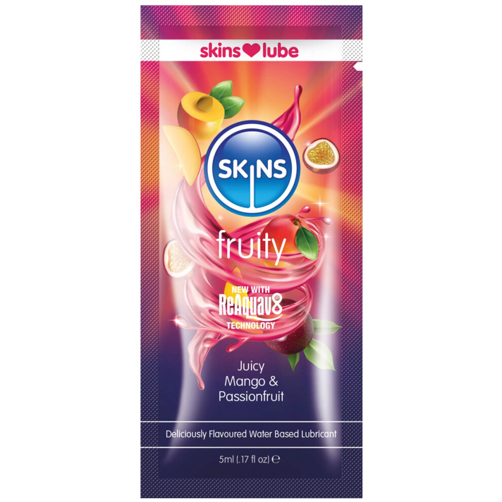 Skins Mango & Passionfruit Water Based Lubricant - 5Ml Foil