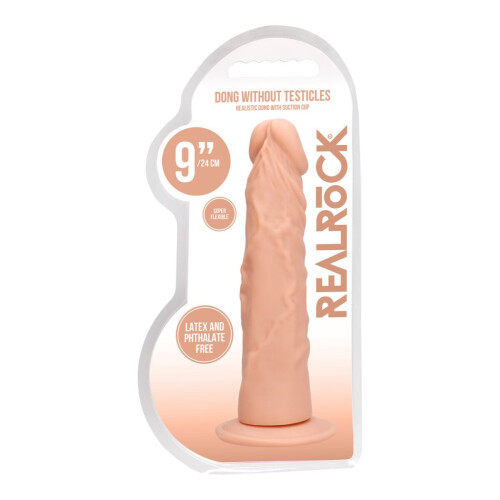 Real Rock Dong Without Testicles 9" (Flesh) 2