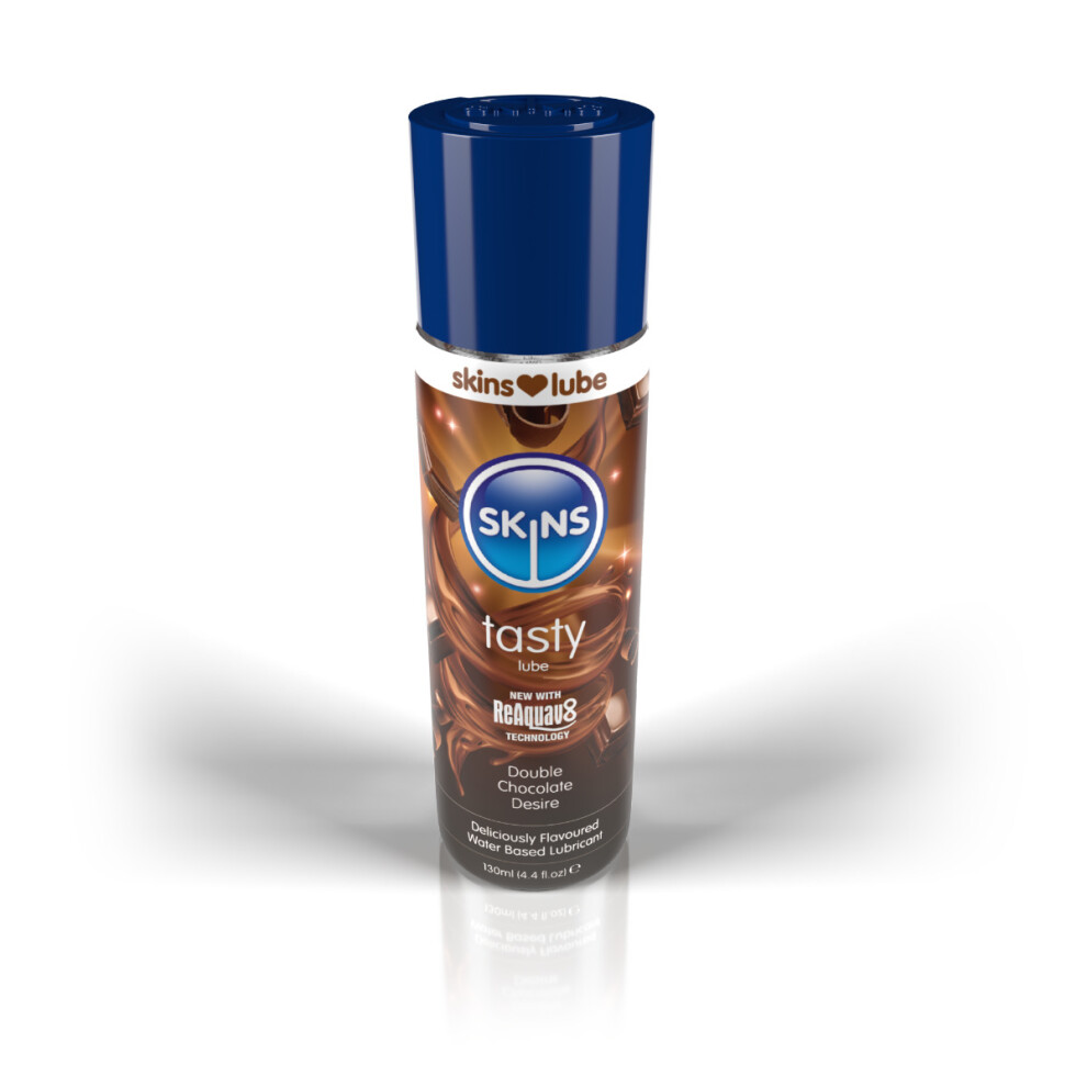 Skins Double Chocolate Water Based Lubricant 4.4 Fl Oz (130Ml)