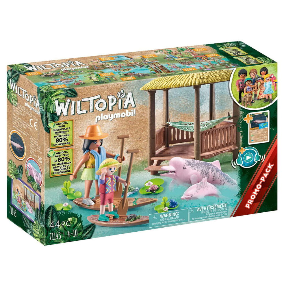 PLAYMOBIL 71143 Wiltopia Paddling tour with the River Dolphins