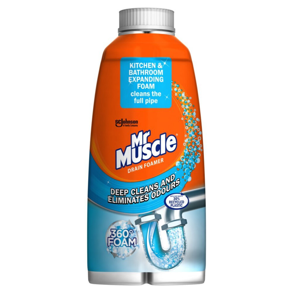 Mr Muscle Drain Foamer 500ml (Pack of 6)