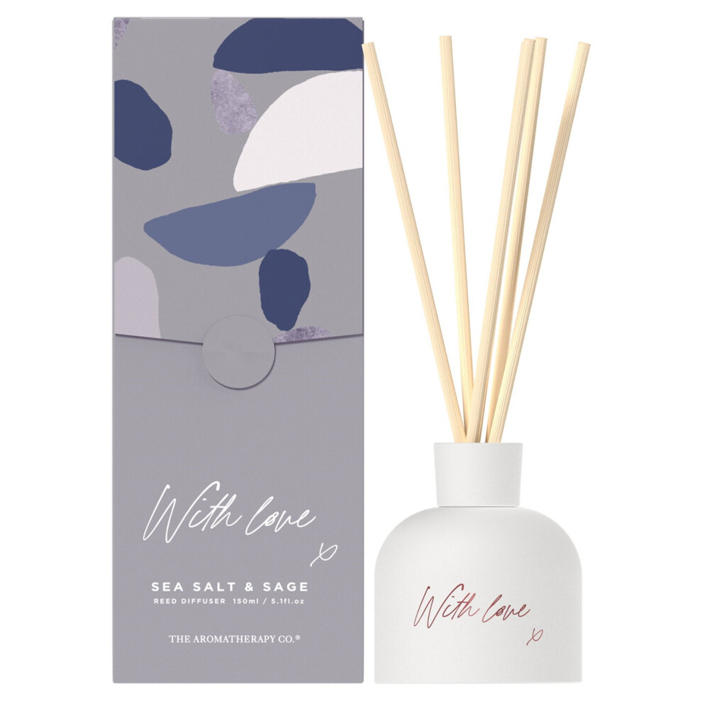 Fragranced Reed Diffuser Sea Salt & Sage Scented 150ml Mother's Day Gift