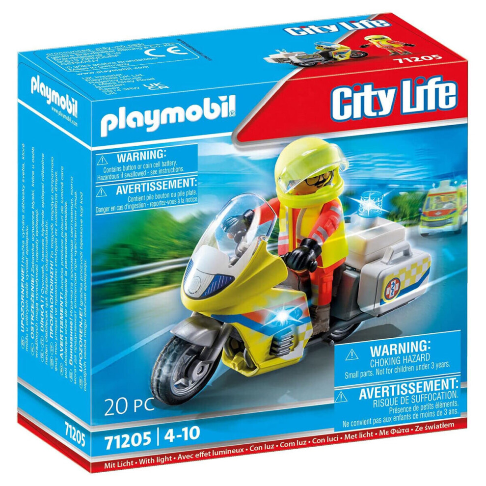 PLAYMOBIL 71205 City Life Emergency Motorcycle