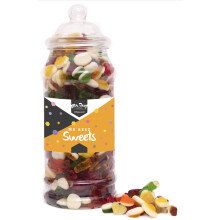 (Medium Jar 750gm) Jelly Mix Sweets Novelty Gift Jar