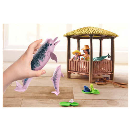 PLAYMOBIL Playmobil Wiltopia - Περίπατος με Δελφίνια του Ποταμού 1
