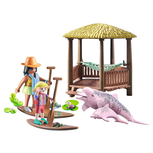 PLAYMOBIL Playmobil Wiltopia - Περίπατος με Δελφίνια του Ποταμού 2