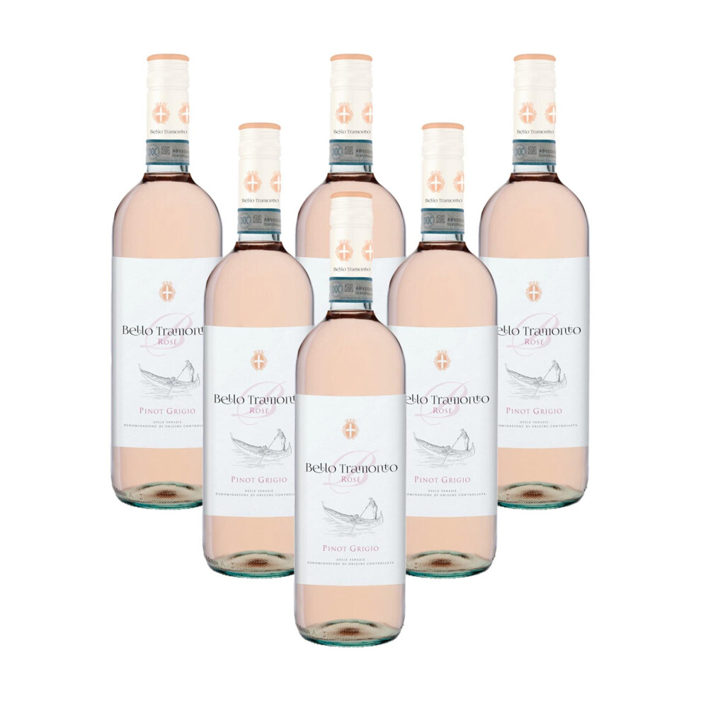 Bello Tramonto Pinot Grigio Rose 75cl (Case of 6)