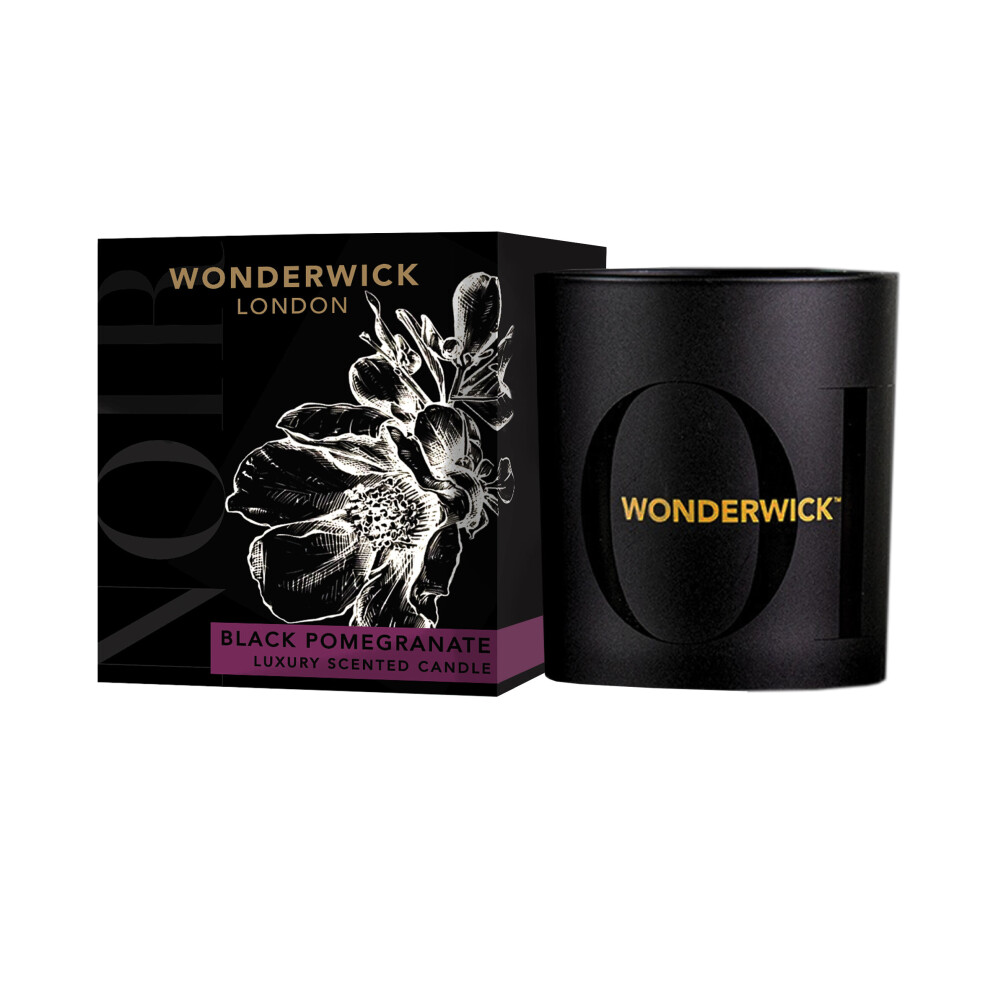 Wonderwick Noir Candle - Black Pomegrante