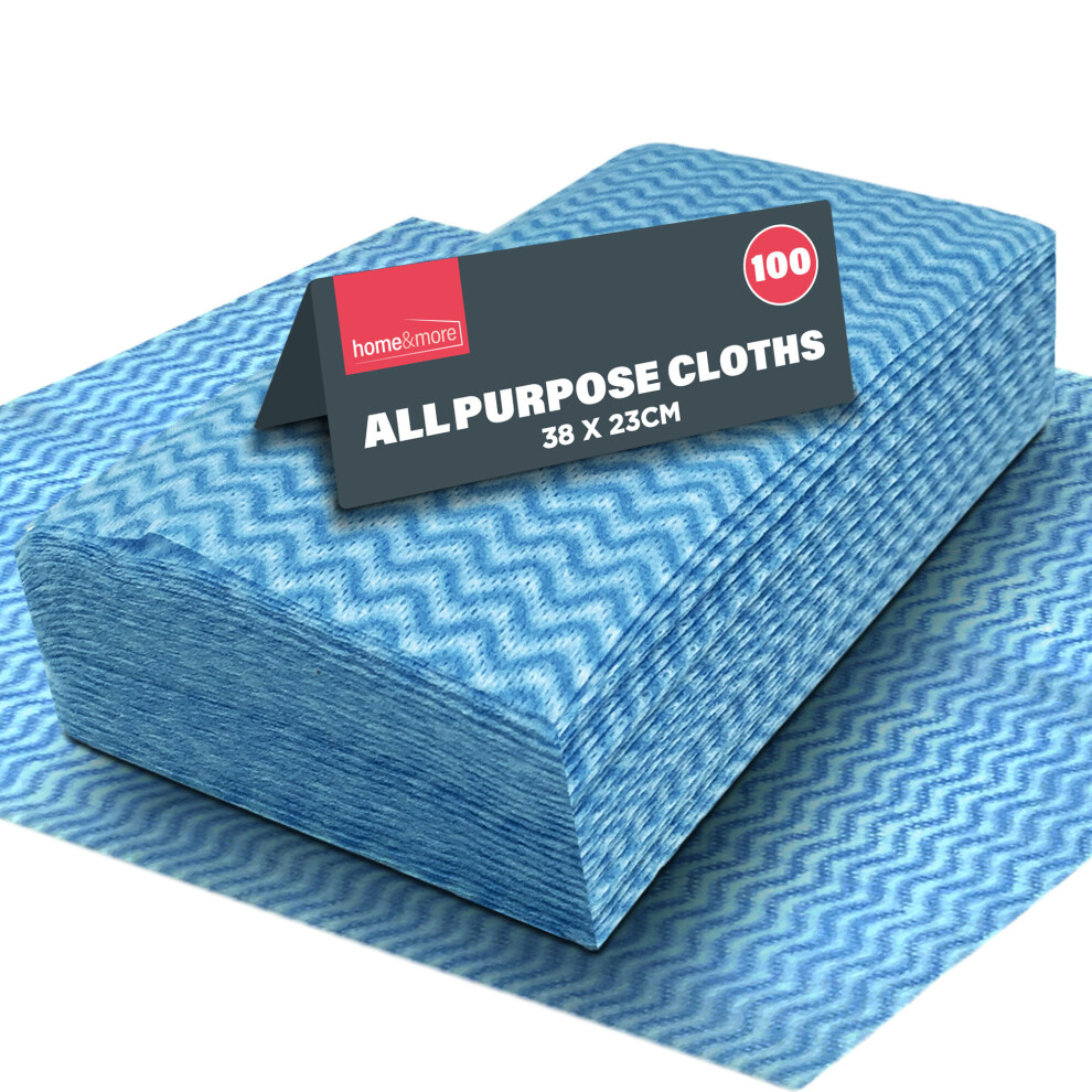 100pk All Purpose Cloths | Disposable Kitchen Dish Cloth | Home Cleaning Wipes