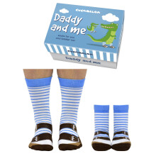 Matching Socks Daddy & Me 2 Pairs Parent & Child Sandal Cucamelon Gift