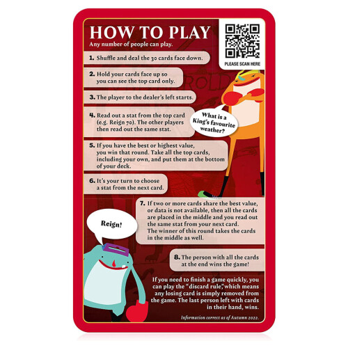 Kings and Queens Top Trumps Classics 1