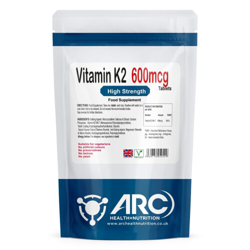 Vitamin K2 MK-7 600mcg 360 Vegetarian Tablets
