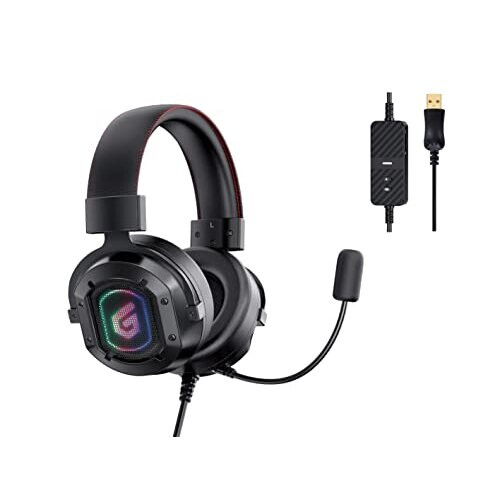 Cuffie - Conceptronic - ATHAN02B - 7.1 Canali - Circumaurale - USB-A - Nero 1