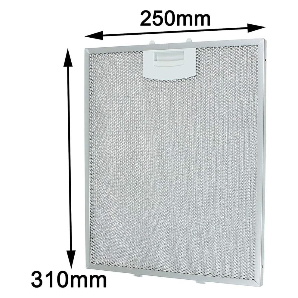 Spares2go Vent Extractor Metal Mesh Filter For Bosch Cooker Hood Vent (250 X 310 Mm)