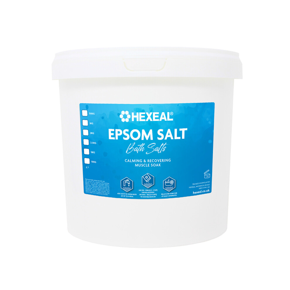 EPSOM SALT | 2.5KG BUCKET | FCC Food Grade | Magnesium Sulphate