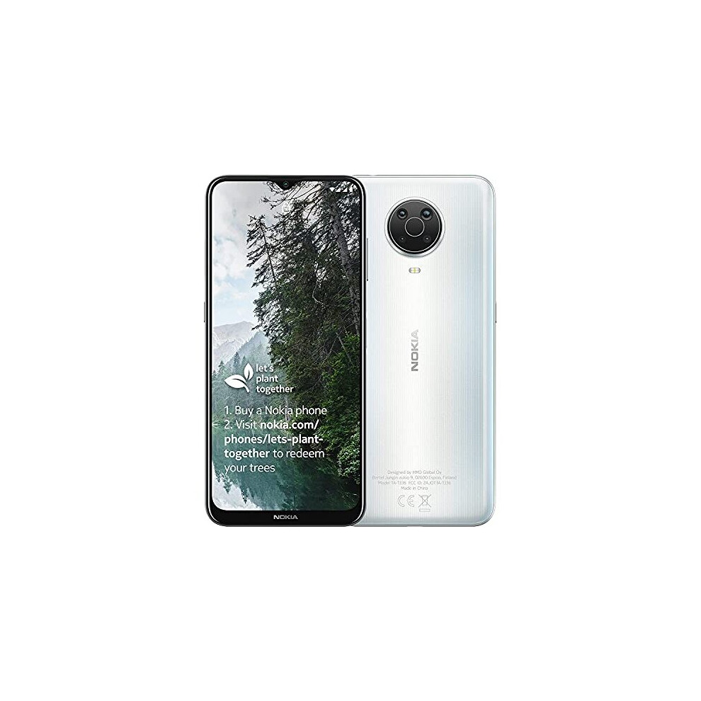 Nokia G20 - Smartphone 64Gb, 4Gb Ram, Dual Sim, Glacier (Renewed)