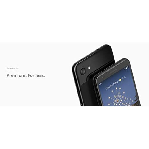 Refurbished Google Google Pixel 3a, 5.6, Just Black, 64GB, G020F 1