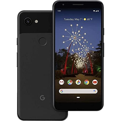 Refurbished Google Google Pixel 3a, 5.6, Just Black, 64GB, G020F