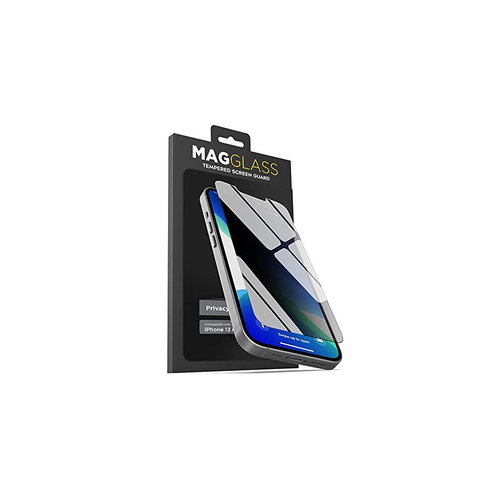 Photos - Protective film / glass Magglass Privacy Screen Protector Designed for iPhone 13 Mini Tempered Glass  Full Coverage Display Guard (Case Co(Anti Spy)