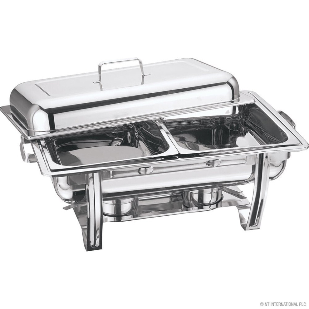 New Double Stainless Steel Chafing Dish Sets With 8.50L Food Pans Fuel Holders for Catering Buffet Warmer Tray Dining