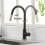 (Silver) Sensor Kitchen Faucets Smart Touch Inductive Sensitive Faucet Mixer Tap Single Handle Dual Outlet Water 7
