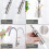 (Silver) Sensor Kitchen Faucets Smart Touch Inductive Sensitive Faucet Mixer Tap Single Handle Dual Outlet Water 3