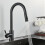 (Silver) Sensor Kitchen Faucets Smart Touch Inductive Sensitive Faucet Mixer Tap Single Handle Dual Outlet Water 4