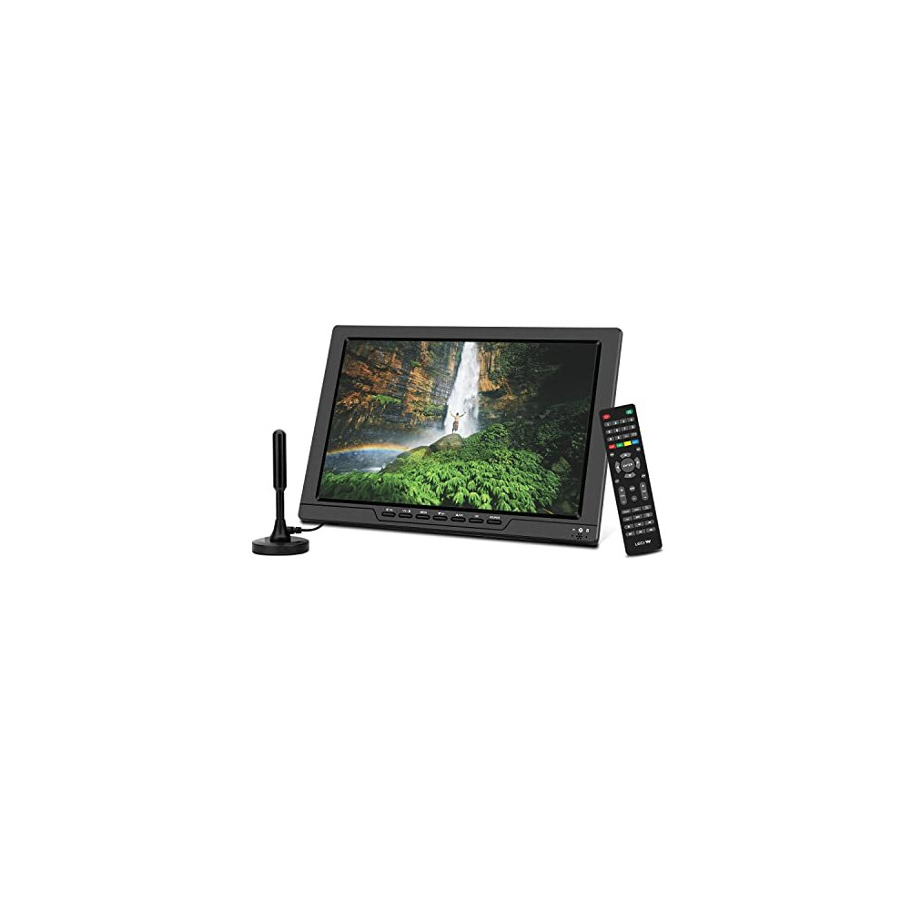 Portable Digital Tv,13.3 Inch Lcd Rechargeable Battery Dvb-T2 Portable Tv With Freeview,Usb Socket,Headset Jack,Remote Control,Av Input,Hdmi-In,Power 698253899337