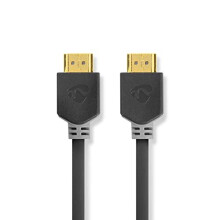 High Speed HDMI kabel med Ethernet | HDMI Stik | HDMI Stik | 4K@60Hz | ARC | 18 Gbps | 10.0 m | Runde | PVC | Antracit | Box