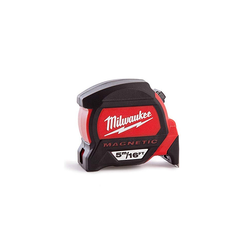 Premium Magnetic Tape Measure 5 m/16 ft (Width 27 mm)