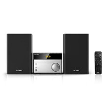 ROXEL RCD-280 Micro Hi-Fi CD Player with DAB/DAB+ and FM Radio Compact Hi-fi System / Multi playback / Bluetooth/ USB / MP3 / AUX, Amber LED display,