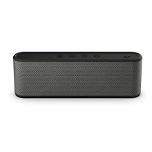 Kitsound Boombar 30 Portable Bluetooth Speaker, 20 Hours Playtime. True Bass Eq Mode, Microphone, Wireless Speaker For Iphone, Samsung, Black, Gun Met