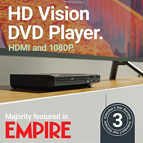 Majority DVD Player for TV All Region Full HD 1080P DVD Player Slim