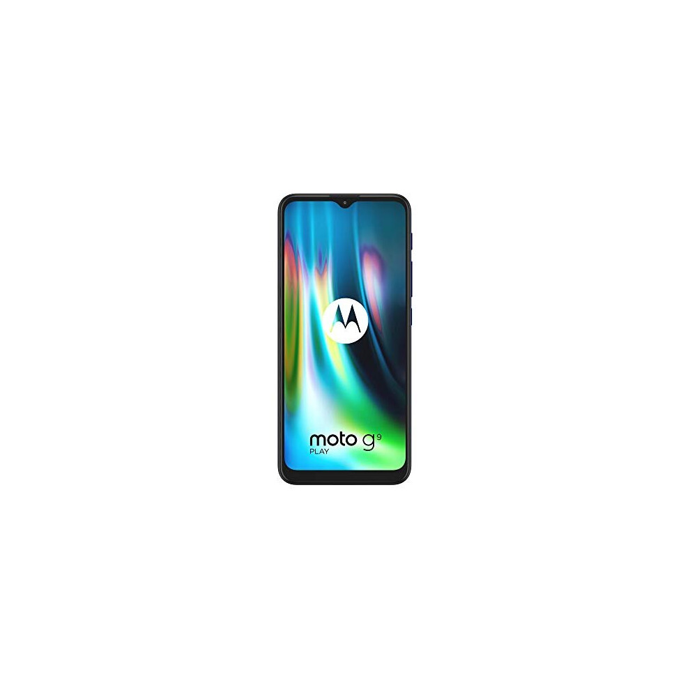 Motorola Moto G9 Play Smartphone - 64Gb, 4Gb Ram, Dual Sim, Sapphire Blue
