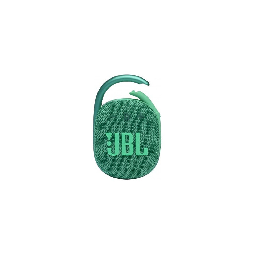 JBL Clip 4 Eco Wireless Bluetooth Speaker, Waterproof with 10 Hours of Battery Life, Green