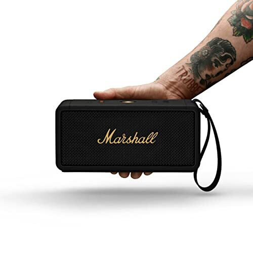 Marshall BT Marshall Middleton Lautsprecher in Schwarz und Kupfer 2