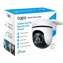 TP-Link Tapo 1080p Full HD Outdoor Pan/Tilt Security Wi-Fi Camera, 360 Smart Person/Motion Detection, IP65 Weatherproof, Night Vision, Cloud &SD Card