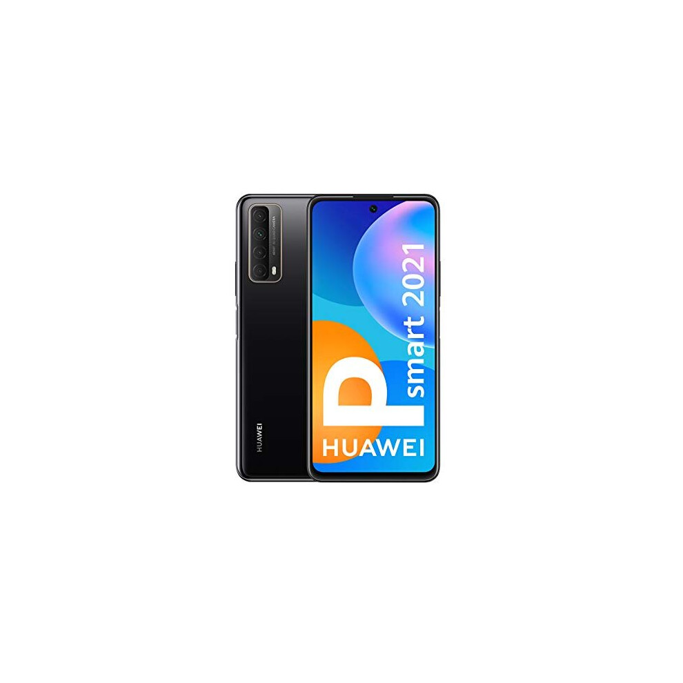 Huawei P Smart 2021 - Smartphone 128Gb, 4Gb Ram, Dual Sim, Midnight (Renewed) Black