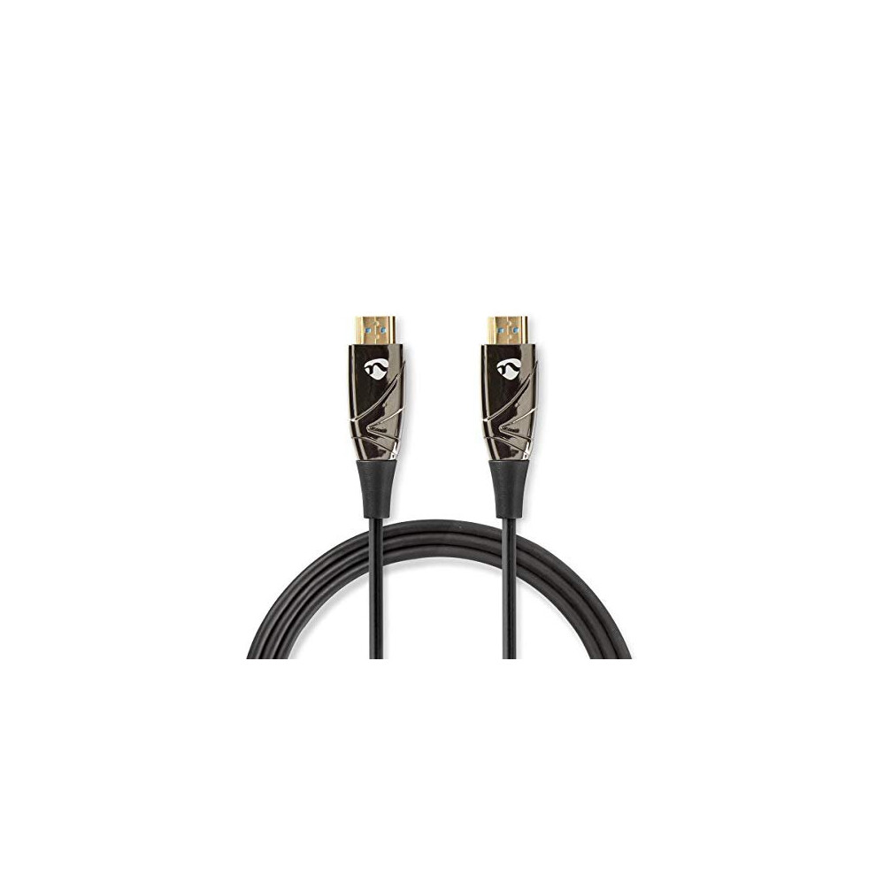 Nedis High Speed Hdmi Cable With Ethernet, Aoc, Hdmi Connector-Hdmi Connector, 10.0 M Black 5412810318131