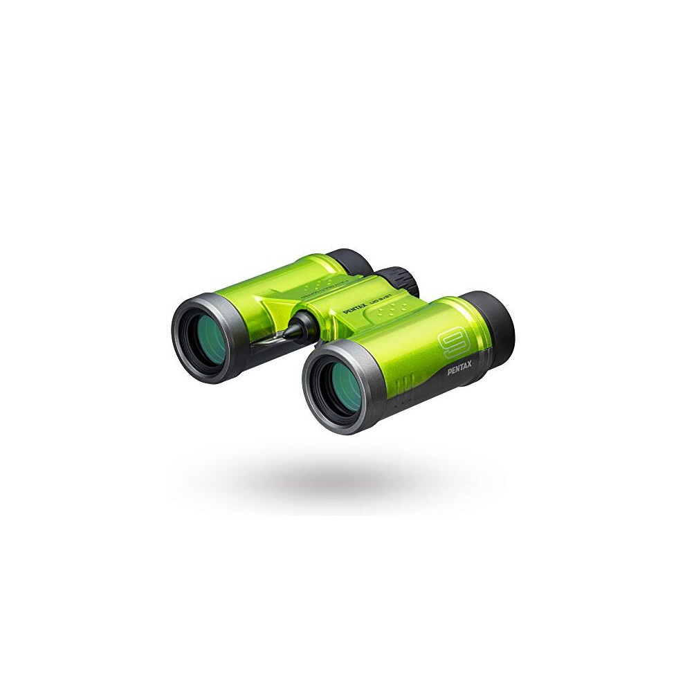 PENTAX Binoculars UD 9x21 Green. A bright, clear field of view, a compact, lightweight body with roof prism, Fully Multi-Coated optics provides excell