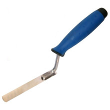 (0,31 inch / 8 mm) Tuck Pointer Trowel, Stainless Steel Finger Pointing Trowel - Toolty, Hand Tool - with Rubber Handle - Bricklayer, DIY
