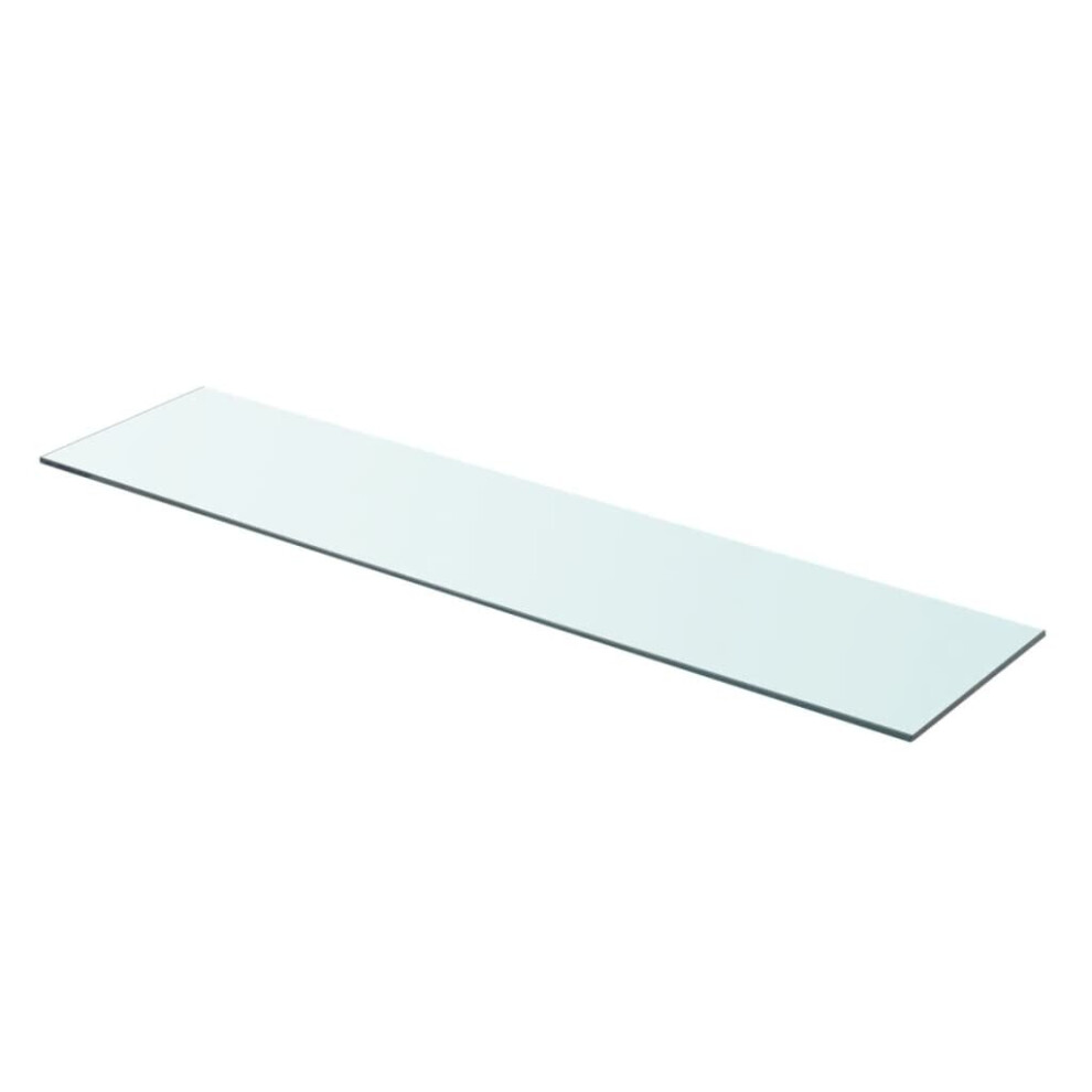 Vidaxl Shelf Panel Glass Sheet Plate Storage Cabinet Room Shelving Display Clear 8718475527183